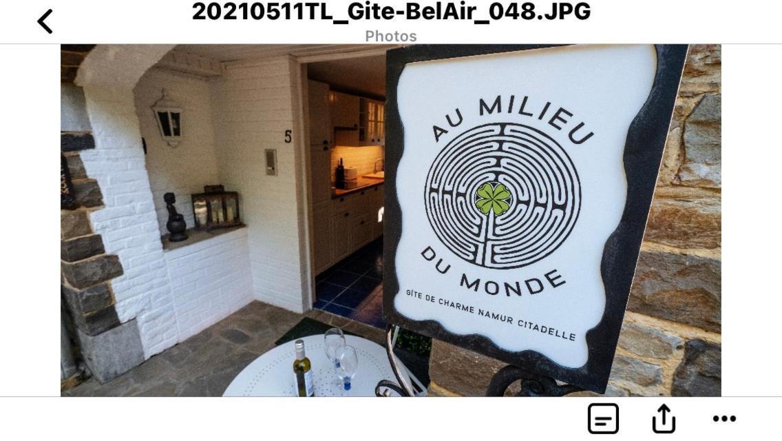 Gite De Charme Au Milieu Du Monde Namen Buitenkant foto